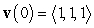 A particle moves so that   ,   , and   . The location of the particle at time   is: A)    . B)    . C)    . D)    . E)  The data are not sufficient to give an answer.