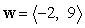 Express   as a linear combination of   and   .