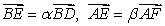 In the parallelogram   , shown in the figure below, the following holds.        A) Write   in terms of   and   .  B) Write   in terms of   and   .