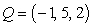 Let   and   .  A) Write the coordinates of the point   on   lying three-fifths of the way from   to   .  B) Write   as a linear combination of   and   .