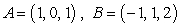 In the triangle with vertices   , and   ,   is a point on   such that   .   is a line through   , parallel to   and intersecting   at point   .  A) Find a vector equation of the line    B) Find the length of  