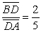 In the triangle with vertices   , and   ,   is a point on   such that   .   is a line through   , parallel to   and intersecting   at point   .  A) Find a vector equation of the line    B) Find the length of  