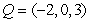 Let   and   . Find the point on   lying three-fifths of the way from   to   .