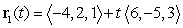 Determine whether the lines   and   intersect, and if so, find the point of intersection.