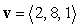 Find the projection of   along   if   and   .