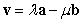 Let   and   be two nonzero orthogonal vectors.  A) Find   in terms of   ,   , and    B) Find the scalar   such that    C) If   and   are orthogonal unit vectors, write the area of the parallelogram spanned by   and   in terms of   only.