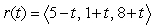 For the plane   and the line   :   , find the scalar form of the equation of the plane   that contains   and is orthogonal to   .