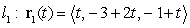Consider the 3 lines.       Which of the following statements is correct? A)  The three lines are parallel. B)  The three lines lie in one plane and do not intersect at one point. C)  The three lines are not contained in one plane. D)  The three lines lie in one plane and they intersect at one point. E)  Two of the lines are parallel.