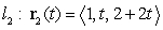 Consider the 3 lines.       Which of the following statements is correct? A)  The three lines are parallel. B)  The three lines lie in one plane and do not intersect at one point. C)  The three lines are not contained in one plane. D)  The three lines lie in one plane and they intersect at one point. E)  Two of the lines are parallel.