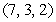 Find an equation of the plane passing through the points   and   , and parallel to any line with the direction vector   .