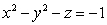 Identify the quadric surface .