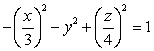 For which values of   is the intersection of the horizontal plane   and the hyperboloid   empty?