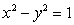 The right hyperbola   is parametrized by which of the following equations? A)    B)    C)    D)    E)   