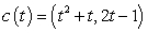   is a parametrization of which curve? A)    B)    C)    D)    E)  None of the above