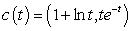 Find the equation of the tangent line to the parametric curve   at   .