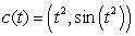 Calculate the area under the parametrized curve given by   for   .