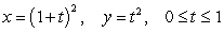 Find the speed and the length of the curve.  