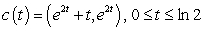The surface area   of the surface generated by revolving a parametric curve   about the x-axis for   is given by the formula   . Compute the area of the surface generated by revolving the curve   about the x-axis.