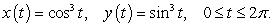 Find the arc length of the curve given by the parametric equations  