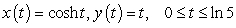 Compute the length of the parametric curve   .