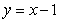 Find the polar equation of the line   .