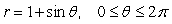 Find the length of the polar curve   .