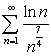 Use the Integral Test and Integration by Parts to determine if the following series converges.  
