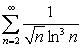 Determine if the following series converge. A)    B)    C)  