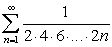 Determine whether the series   converges.
