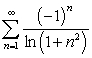 Determine if the following series is conditionally convergent, absolutely convergent, or divergent. A)    B)  