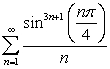 Determine whether the series   converges or diverges. If it converges, does it converge conditionally or absolutely?