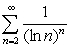 Use the Root Test to determine if the series is convergent. A)    B)    C)   (Hint: use   .)  D)  