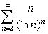 Use the Root Test to determine if the series is convergent. A)    B)    C)   (Hint: use   .)  D)  