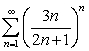 Use the Root Test to determine if the following series converge. A)    B)    C)  