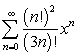 Find the values of   for which the series   converges.