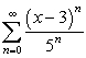 The values of   for which the series   converges are:  A)   .  B)   .  C)   .  D)   .  E)   .