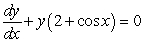 Solve the differential equations using separation of variables. A)    B)  
