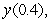 Use Euler's method with step size   to approximate   where   is the solution to the initial value problem   .