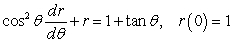 Solve the initial value problem   .