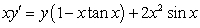 Solve the linear equations. A)    B)   (Hint: rewrite for   .)