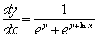 The differential equation   can be solved by which of the following? A)  separating the variables B)  rewriting the equation with   as the dependent variable and solving the linear equation C)  rewriting the equation with   as the dependent variable and separating the variables D)  answers B and C are correct. E)  Euler's method.