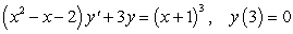Solve the initial value problem   .