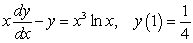 Solve the initial value problem   .