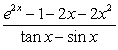 The quotient   is equal to: A)    , where   . B)    , where   . C)    , where   . D)    , where   . E)  none of the above.