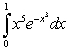 The value of the integral   is: A)    . B)    . C)    . D)    . E)    .