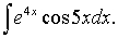 Evaluate the integral  