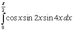 Evaluate the following integral using trigonometric identities and reduction formulas.  
