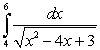 Evaluate the integral   .