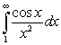 To show that   converges, we should use: A)  the Comparison Test and   . B)  the Comparison Test and   . C)  evaluation of the integral. D)  No method can be used since the function   is not non-negative. E)  none of the above.