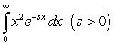 Evaluate the following improper integrals. A)    B)  